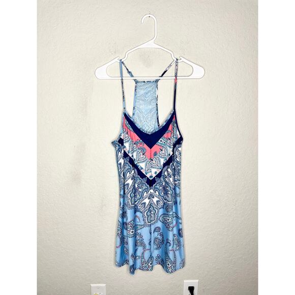 In Bloom by Jonquil V-Neck Chemise Blue Small - Picture 3 of 6